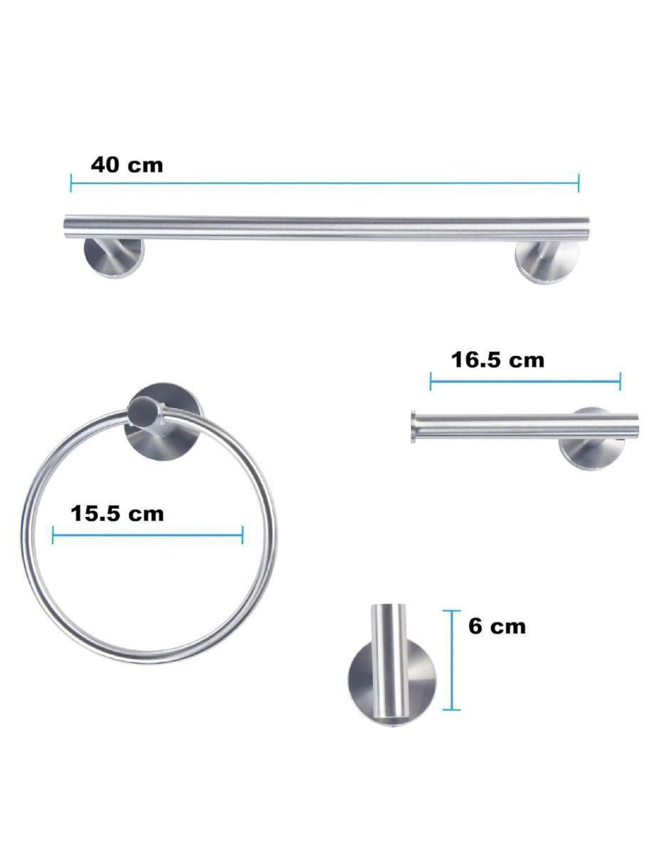 Juego de accesorios para baño Baño 4 piezas 7