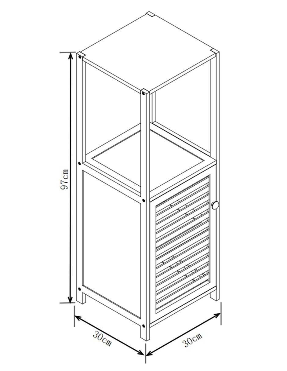 Estante de bambú Haus Joe LA-S24102
