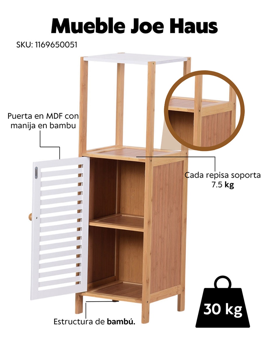 Estante de bambú Joe LA-S24102