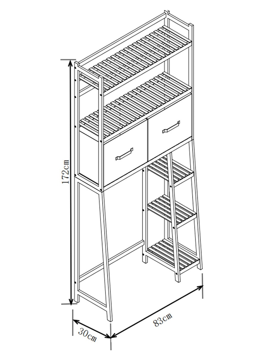 Estante para WC de bambú Haus LA-S24100