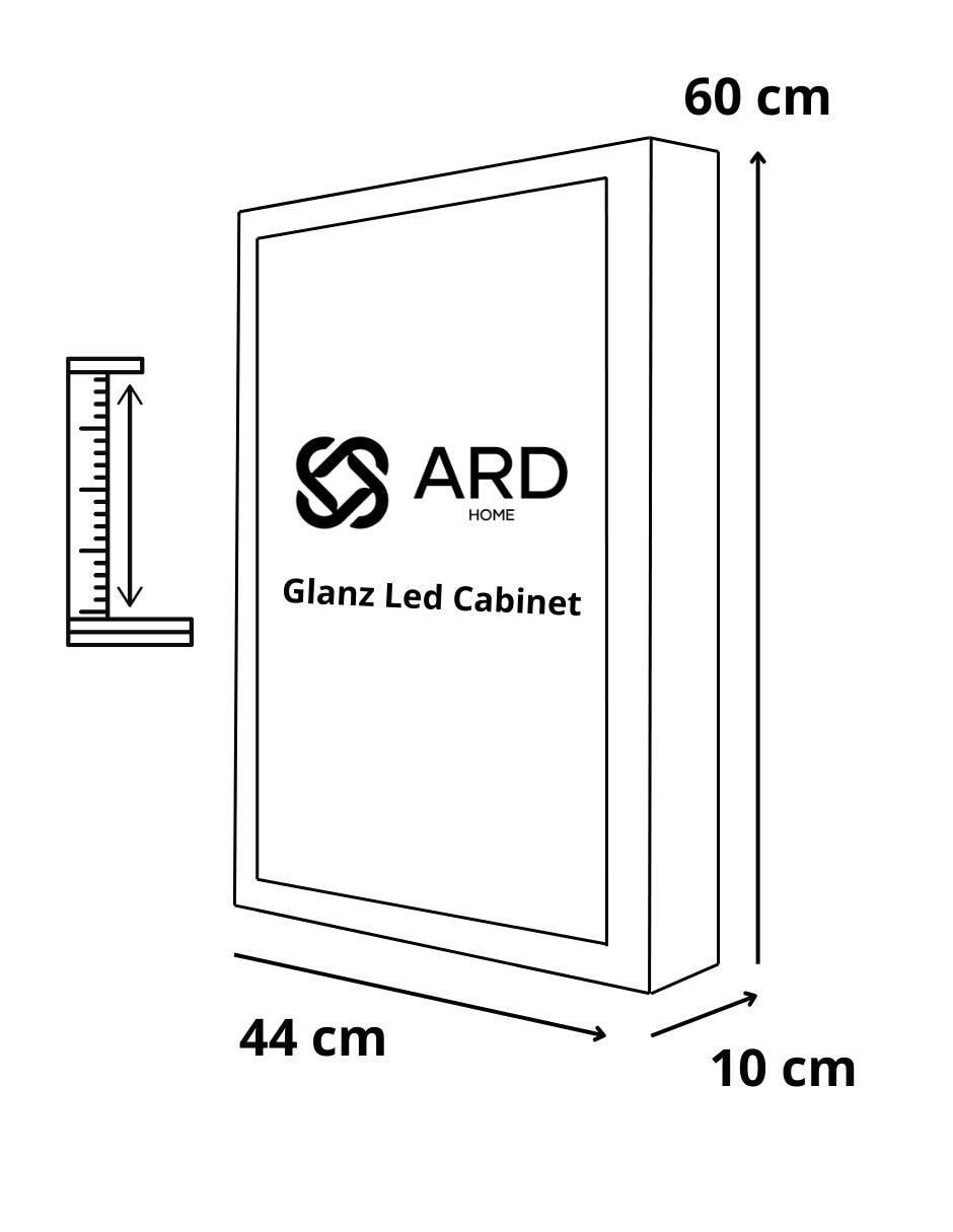 Mueble para baño Glanz Led Cabinet de MDF 9