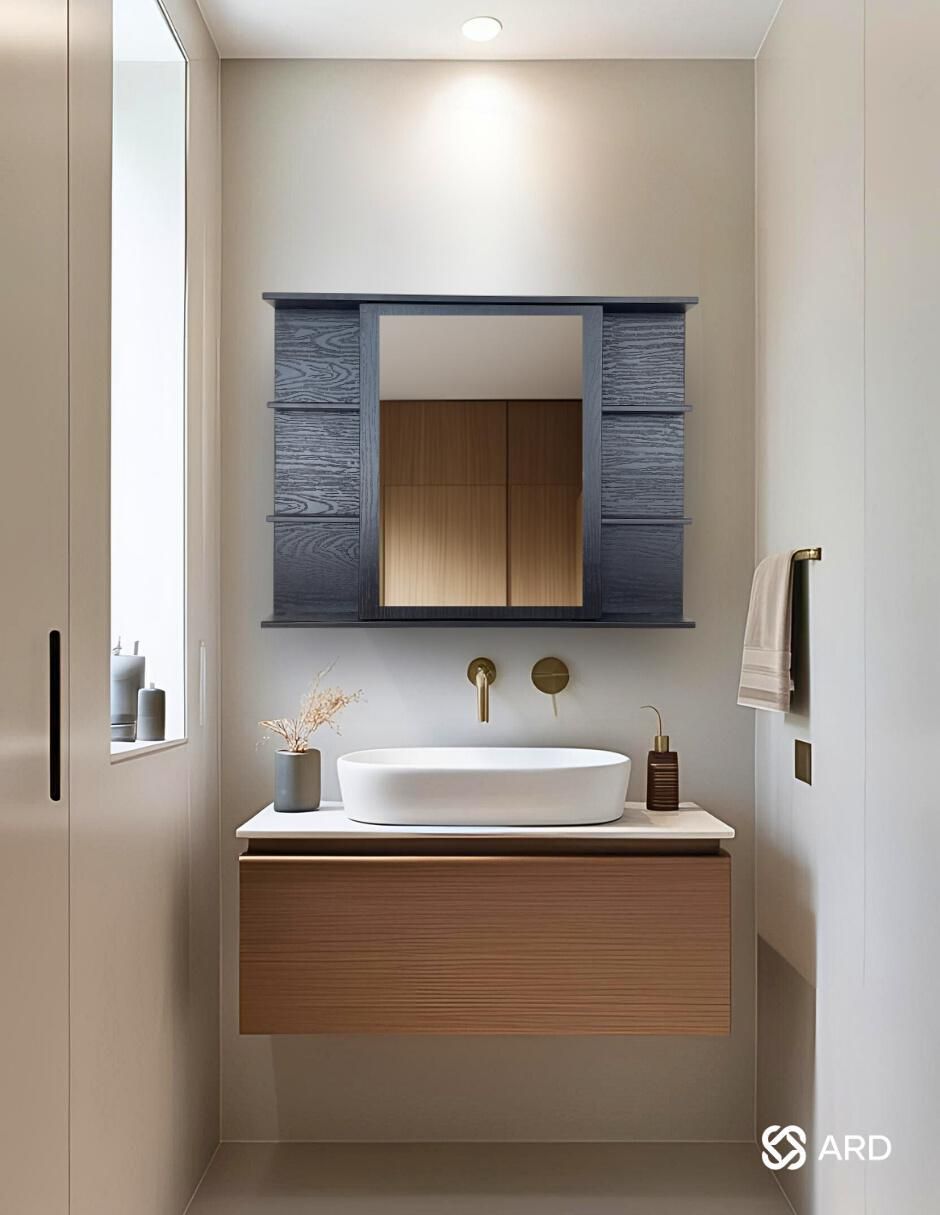 Mueble para baño Glanz MirrorCore Cabinet de MDF 4