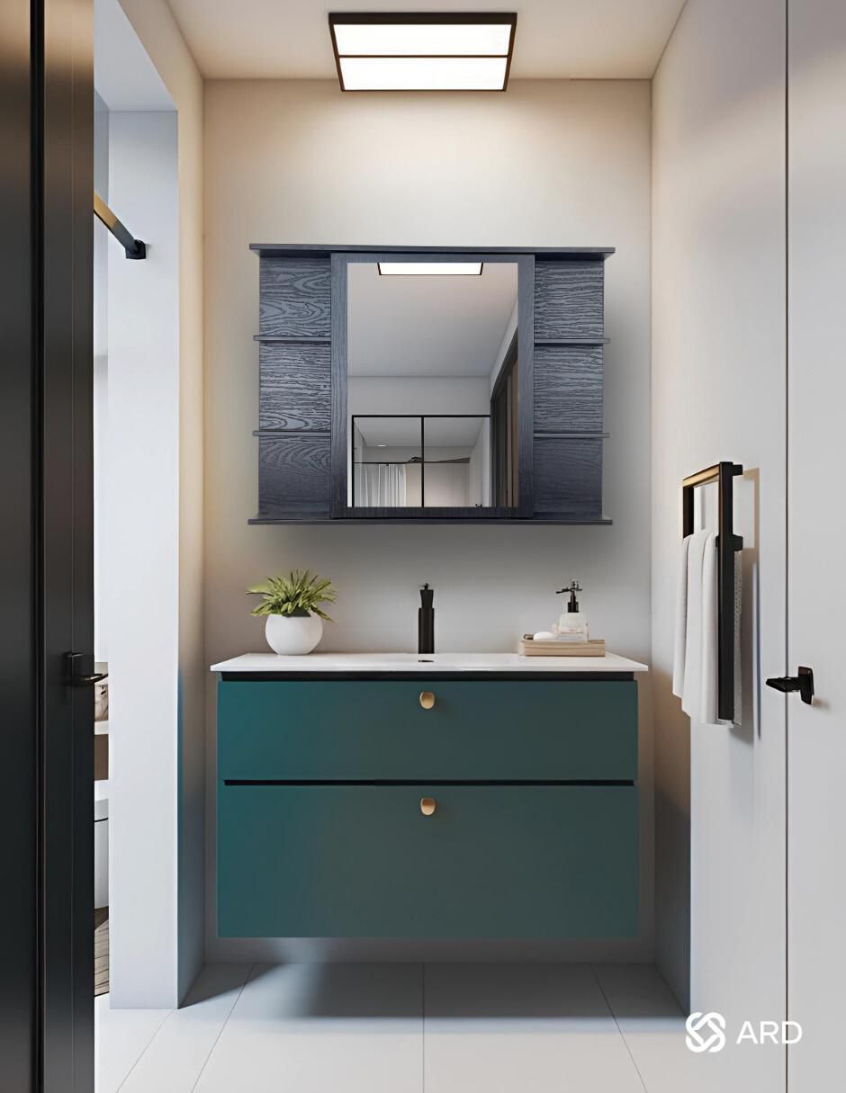 Mueble para baño Glanz MirrorCore Cabinet de MDF Mueble para baño Glanz MirrorCore Cabinet de MDF
