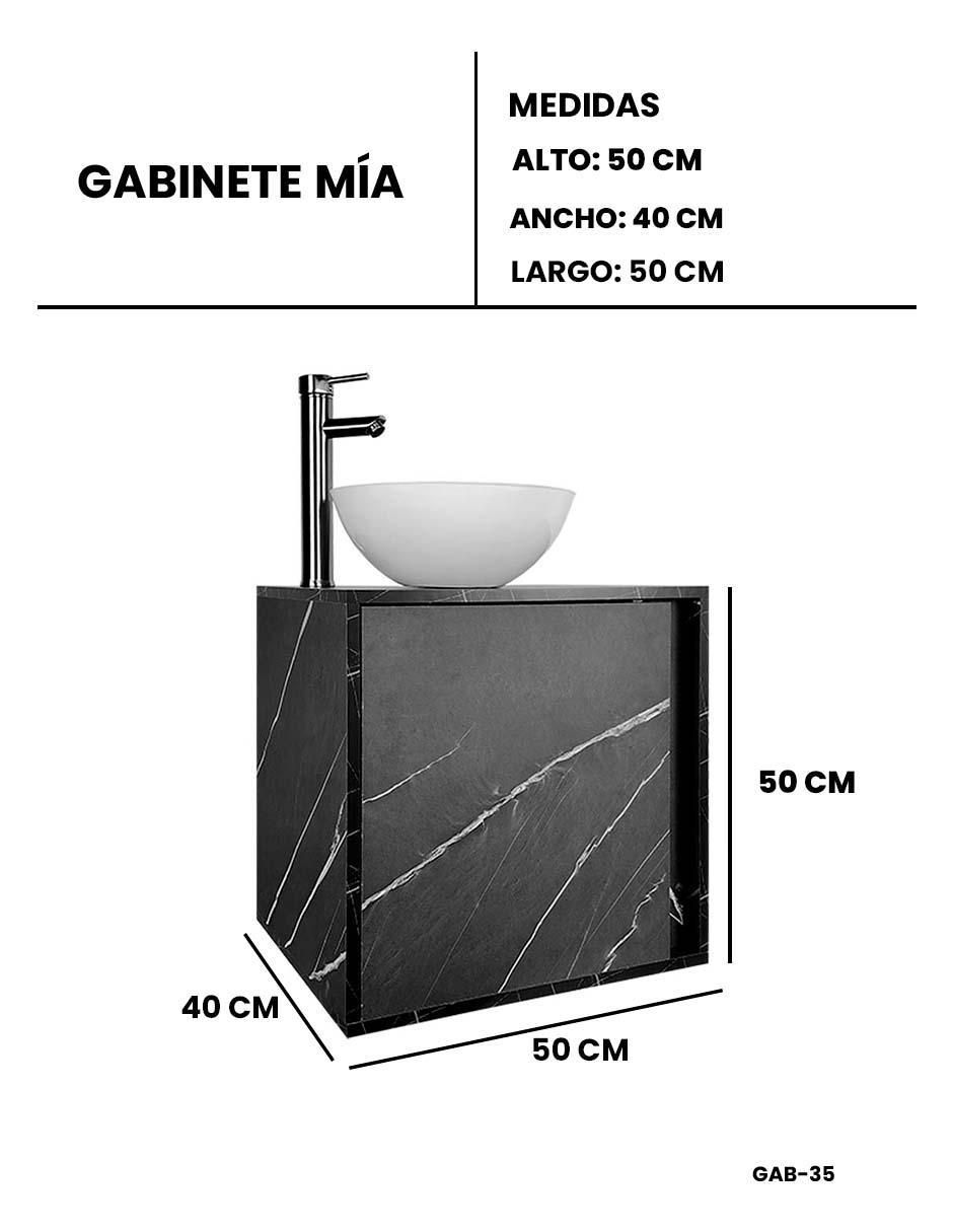 Mueble para baño Mia de MDF armable 7