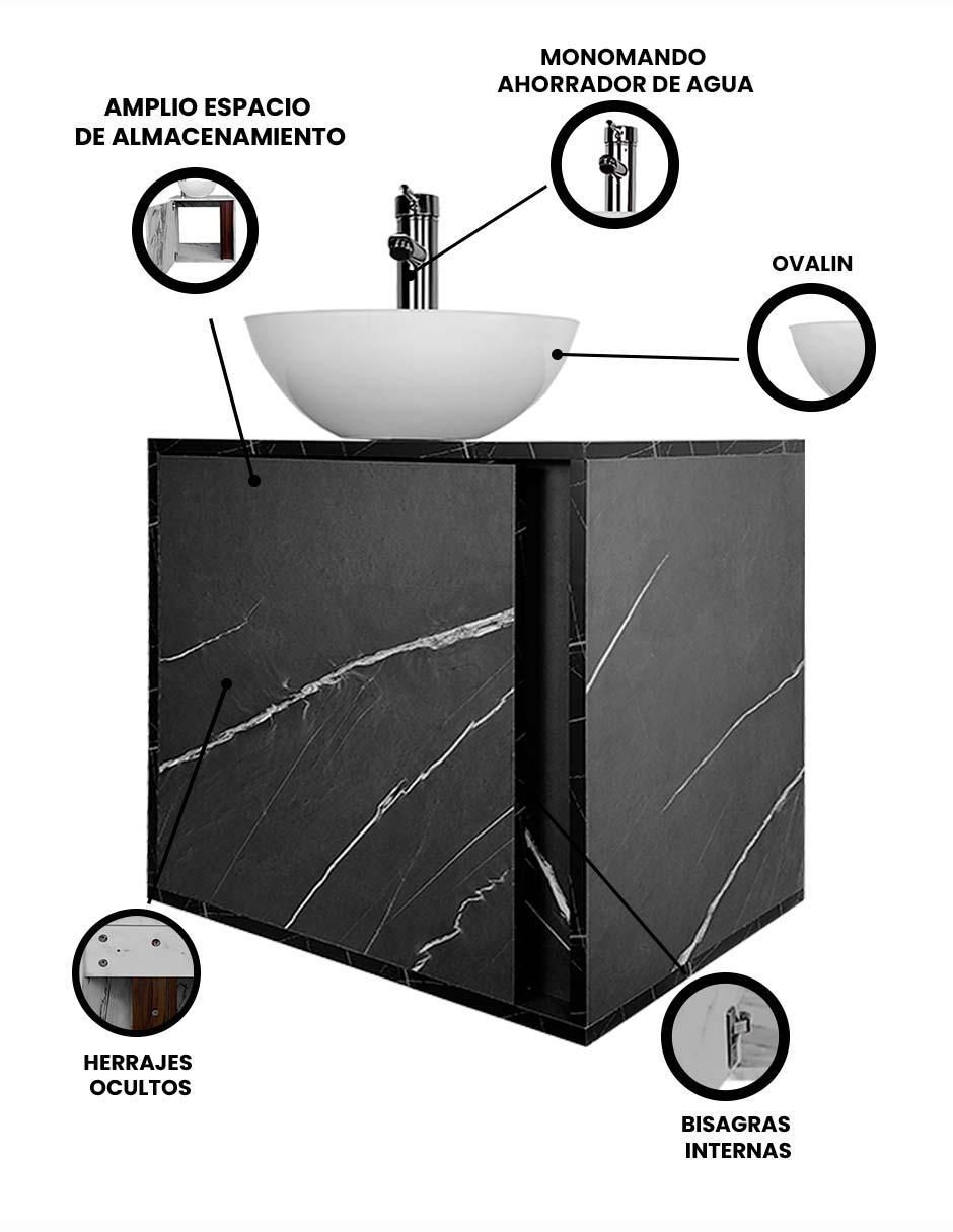 Mueble para baño Mia de MDF armable 6