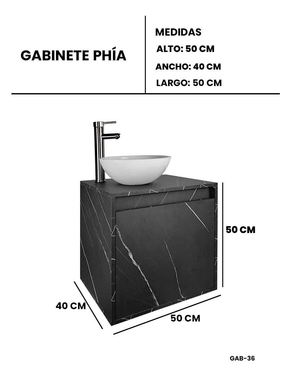 Mueble para baño Phia de MDF armable 7
