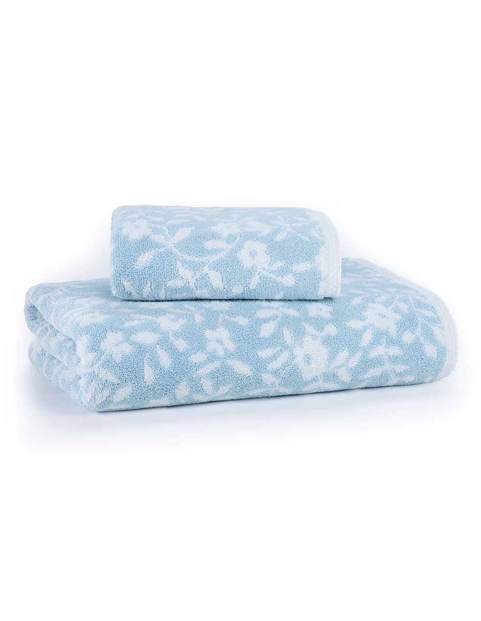 Toalla de baño Beatrix Blue Bell de algodón
