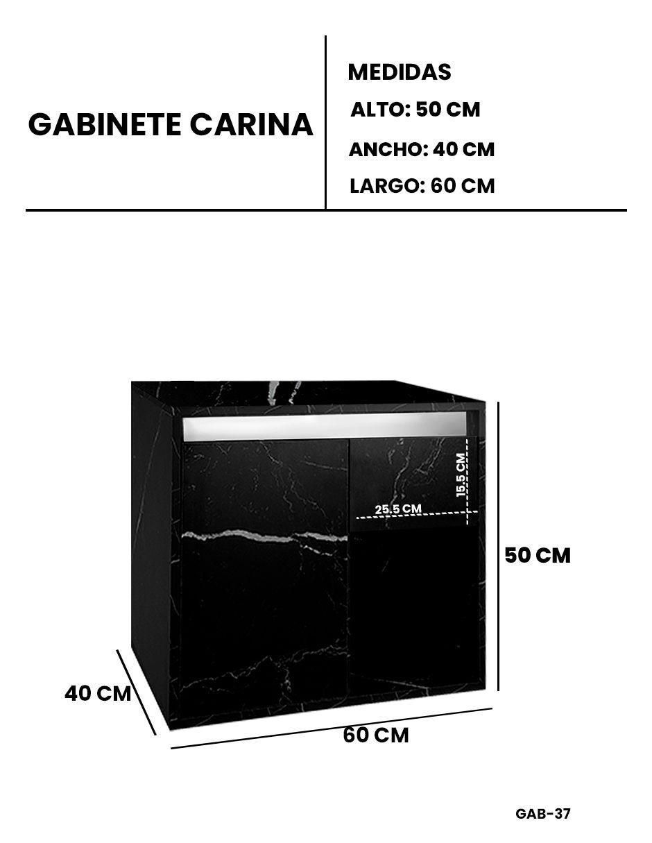 Mueble para baño Carina de melamina armable 10
