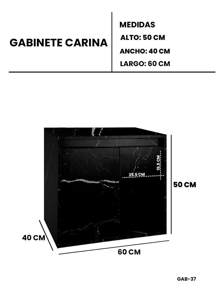 Mueble para baño Carina de melamina armable 10