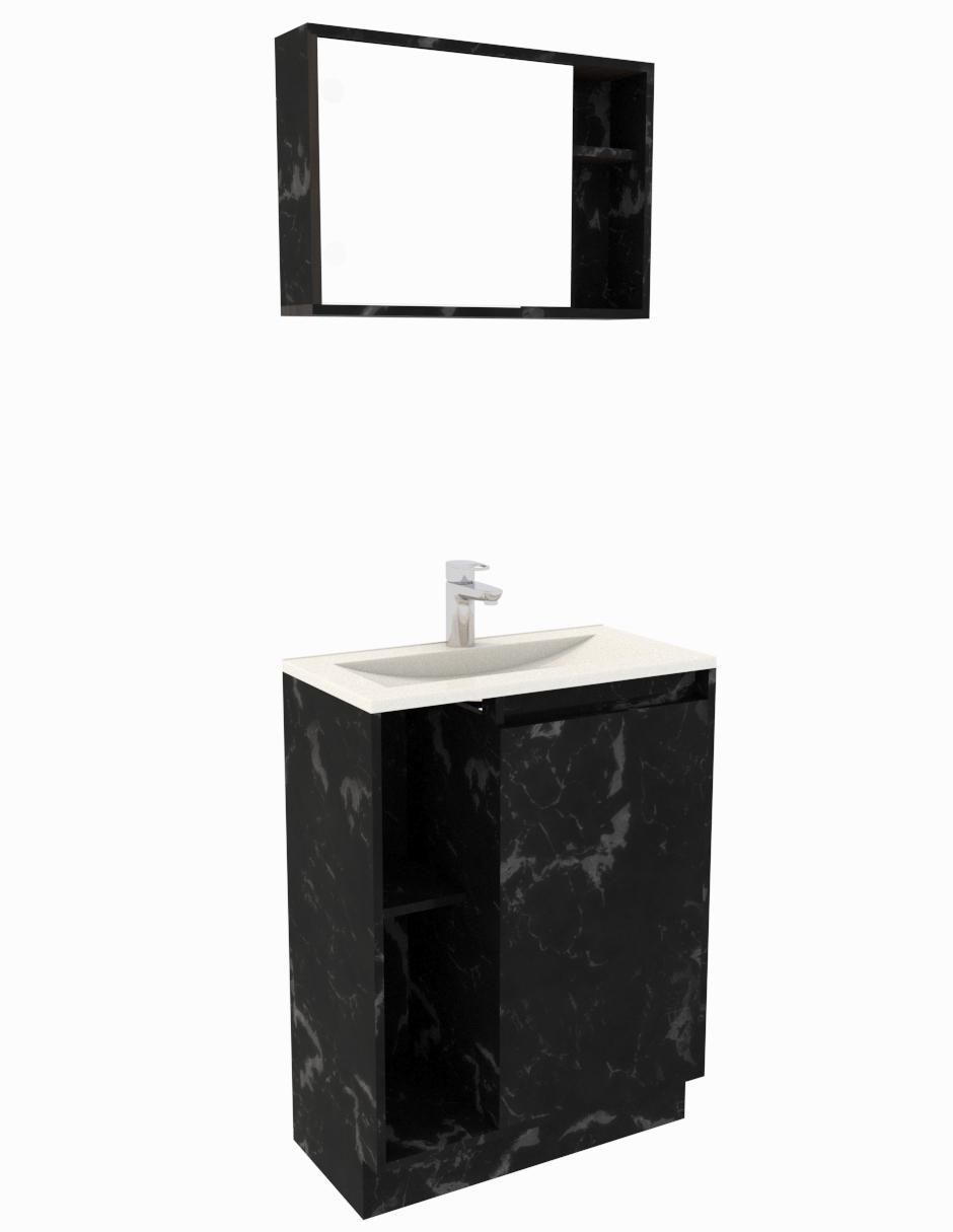 Mueble para baño armable Roma melamina 3
