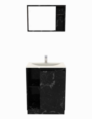 Mueble para baño Roma de melamina armable Mueble para baño Roma de melamina armable