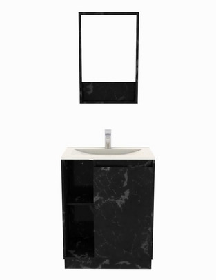 Mueble para baño Madrid de melamina armable
