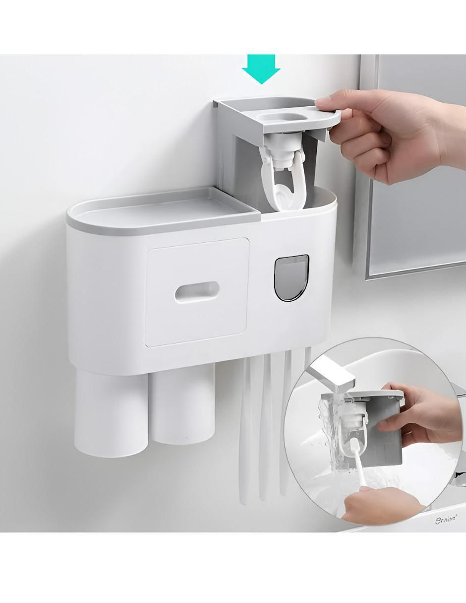 Porta cepillo de dientes 5 compartimentos 2