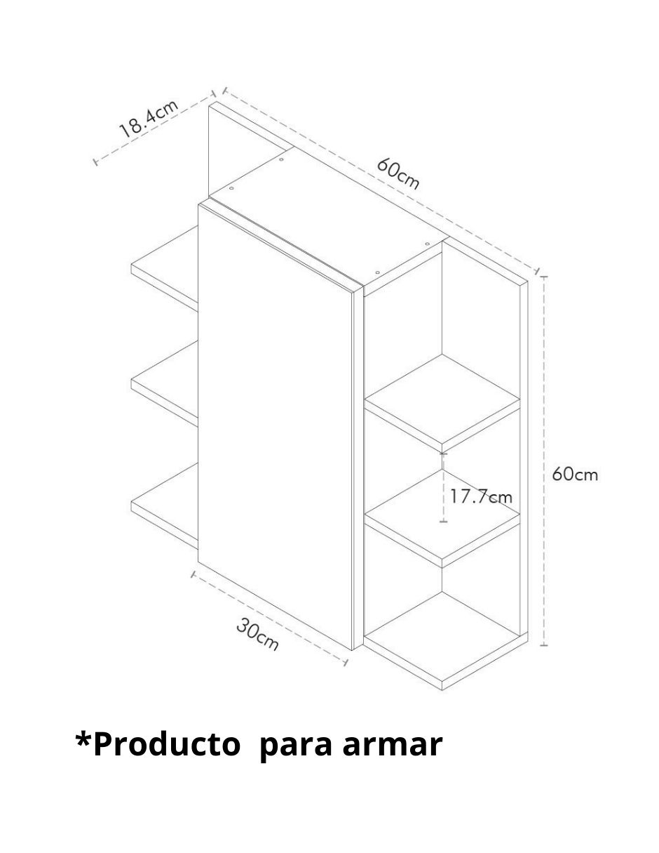 Espejo rectangular muna 5