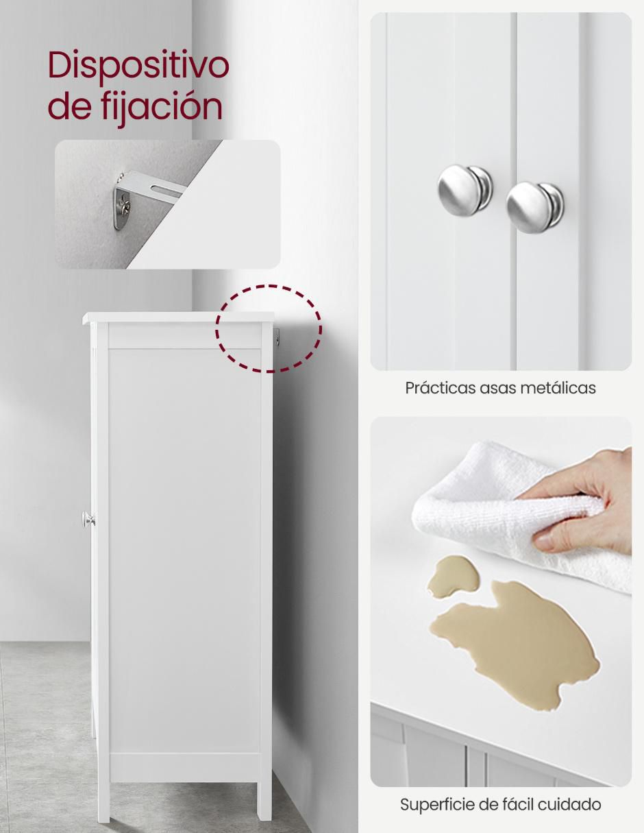 Mueble para baño Helan de MDF armable