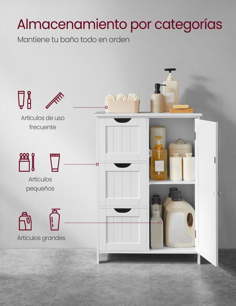Mueble para baño Sofie de MDF armable Mueble para baño Sofie de MDF armable