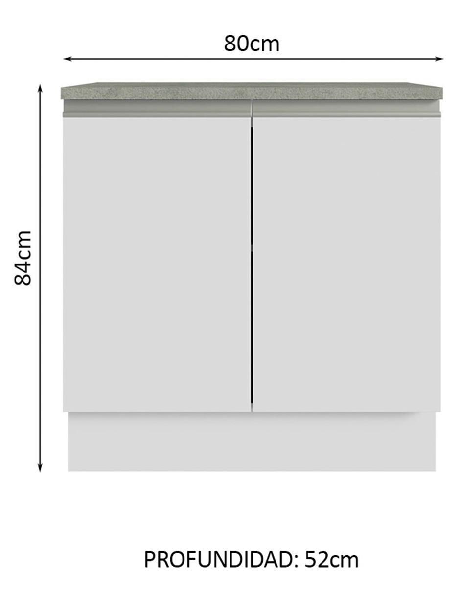 Mueble para baño Madesa de melamina