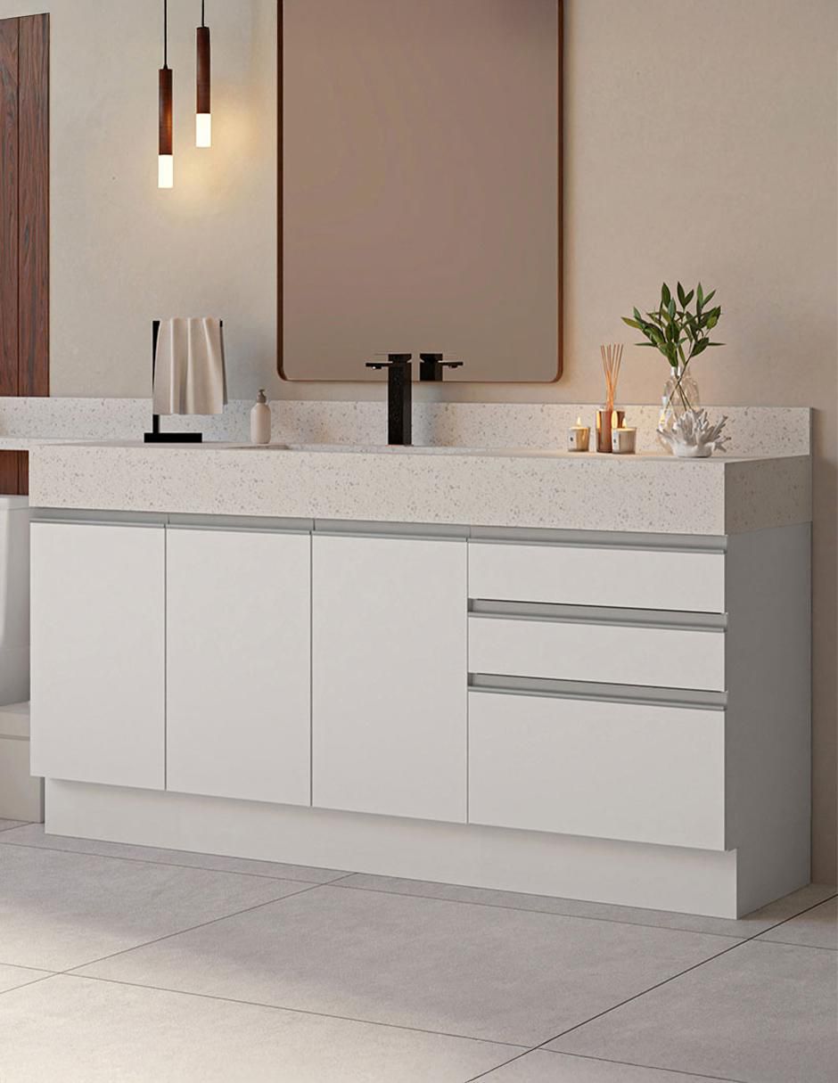 Mueble para baño de melamina armable 2