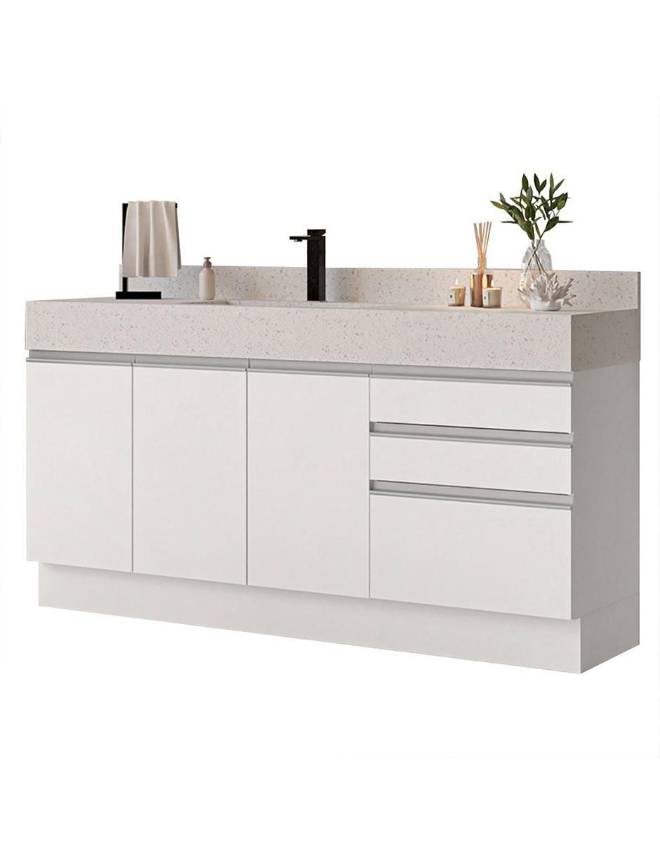 Mueble para baño de melamina armable 3