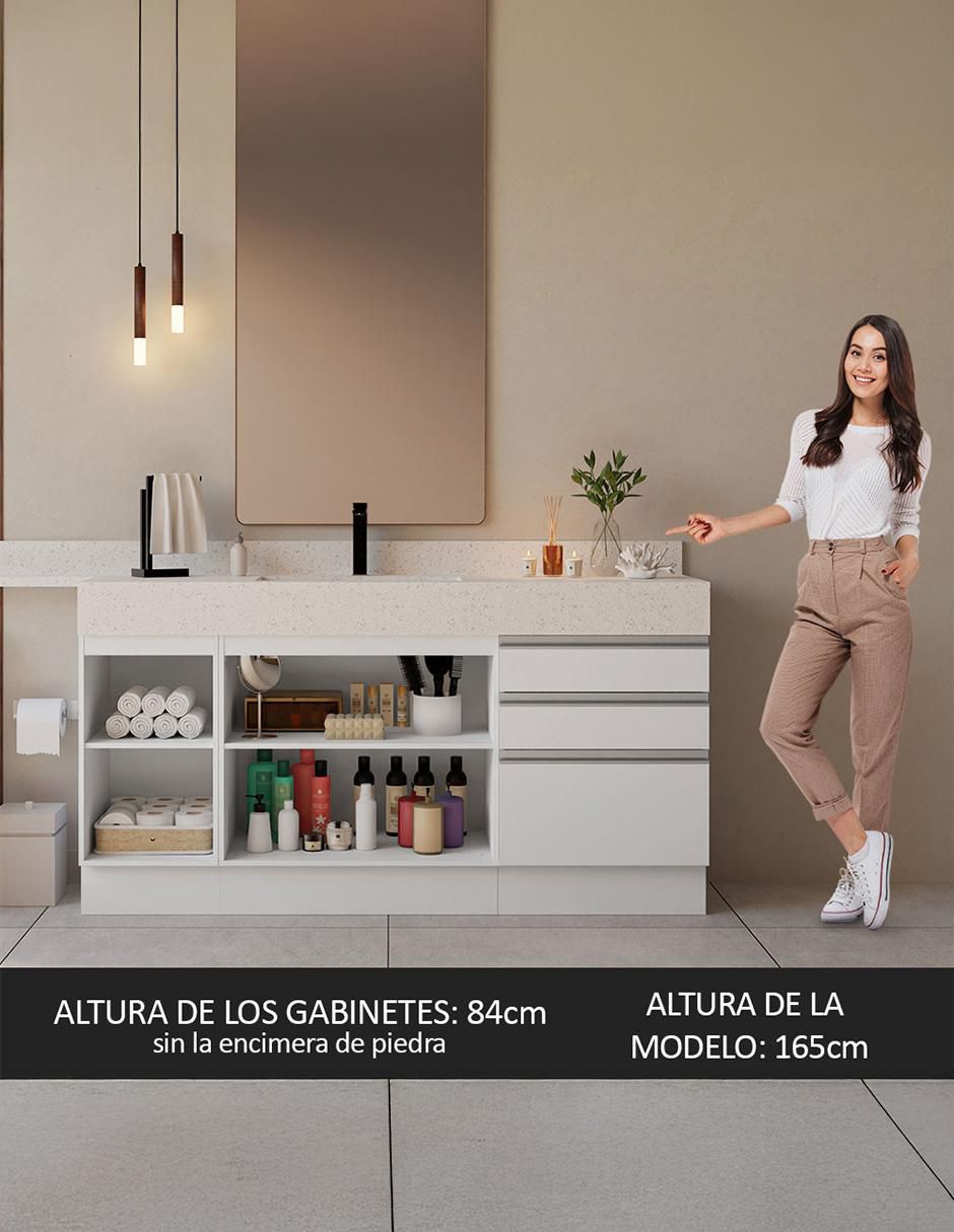 Mueble para baño de melamina armable 7