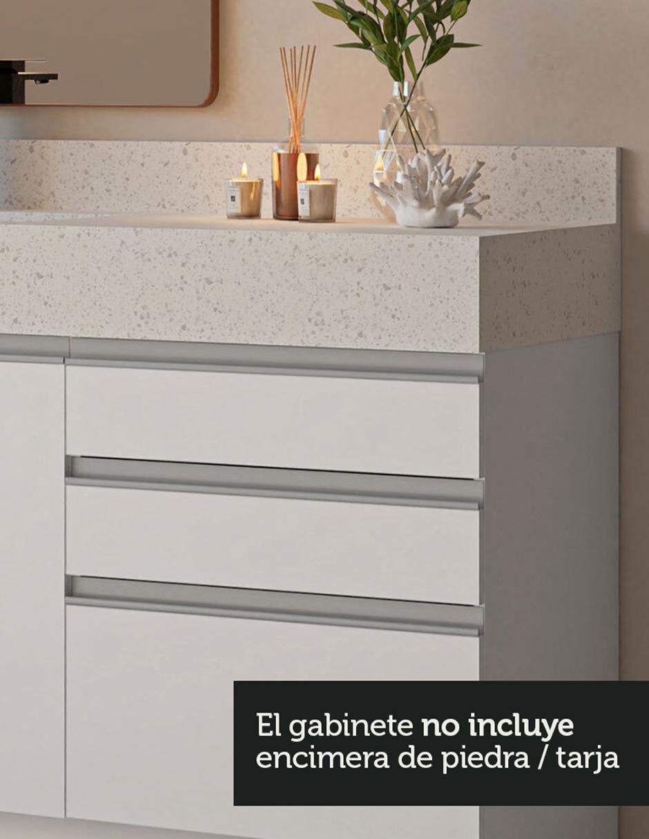 Mueble para baño de melamina armable 8