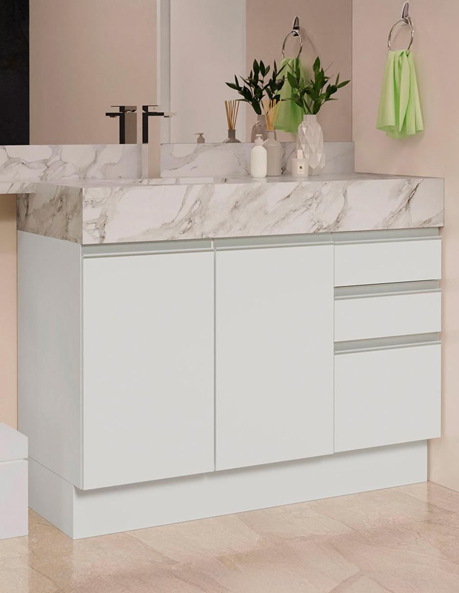 Mueble para baño de melamina armable 2