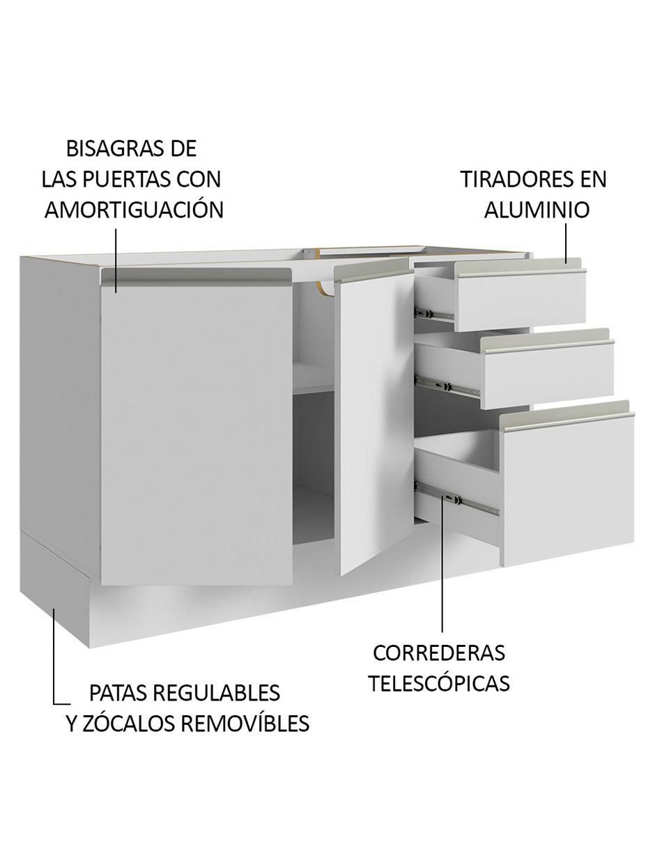 Mueble para baño de melamina armable 9