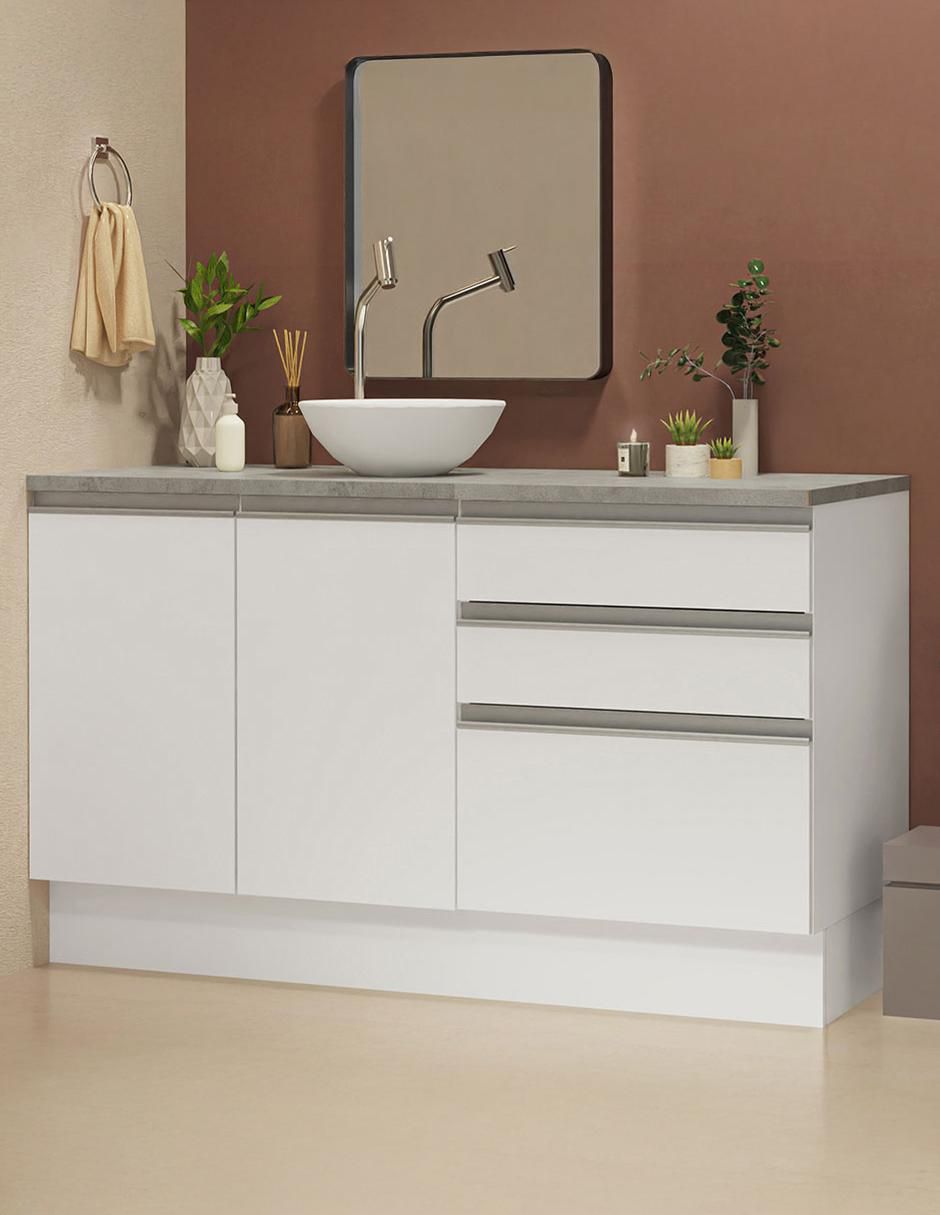 Mueble para baño de melamina armable 2