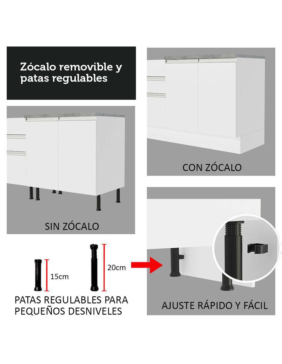 Mueble para baño de melamina armable 6