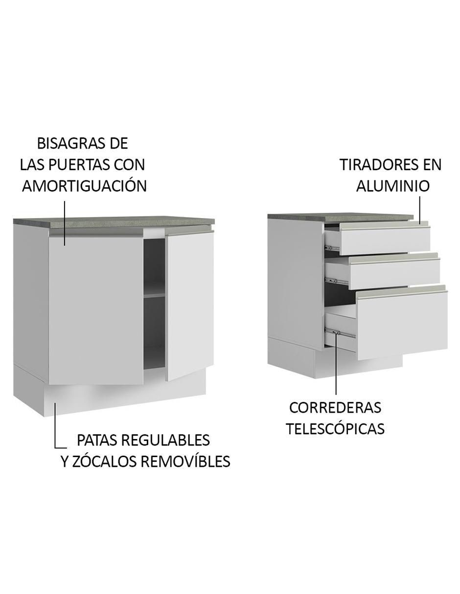 Mueble para baño de melamina armable 8