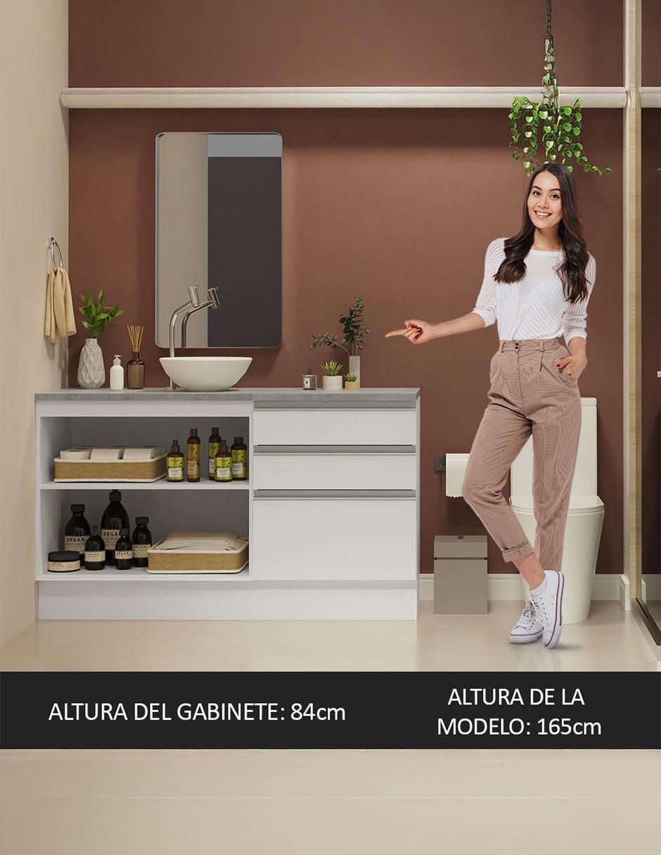 Mueble para baño de melamina armable 9