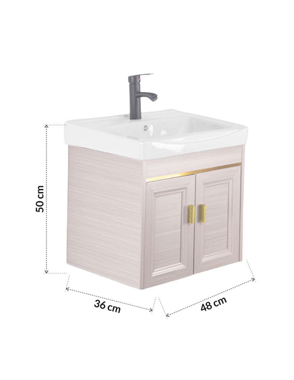Mueble para baño Bellini de plástico armable 7