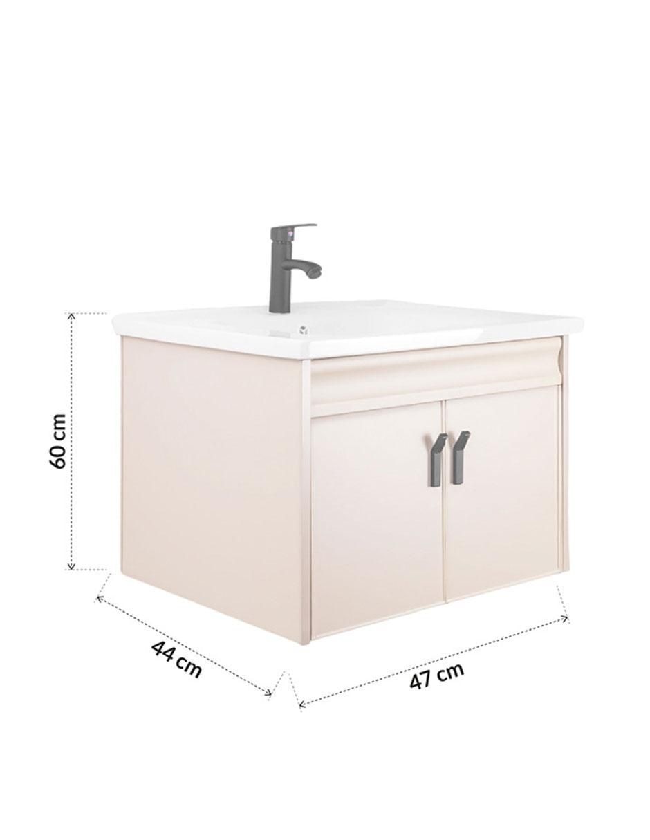 Mueble para baño Nevada de plástico armable 8