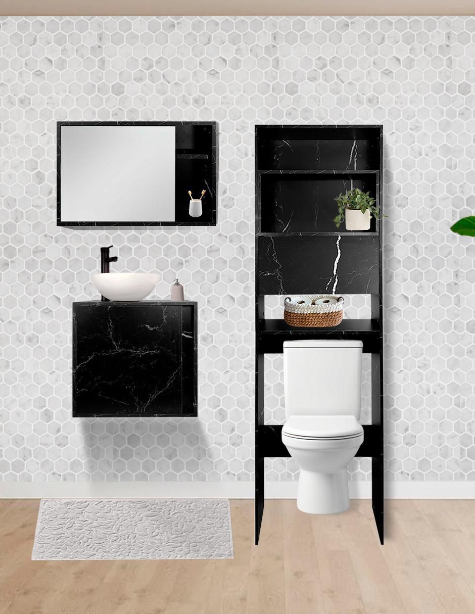Mueble para baño armable Cali melamina 4
