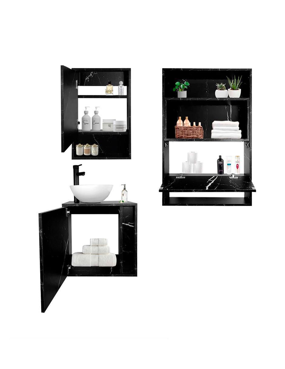 Mueble para baño armable Montreal melamina 3