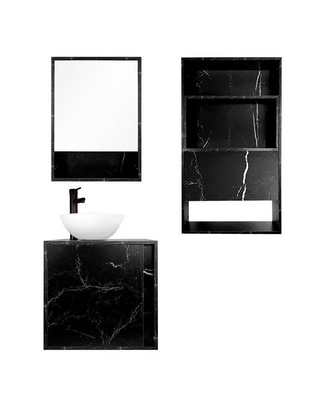 Mueble para baño Montreal de melamina armable Mueble para baño Montreal de melamina armable
