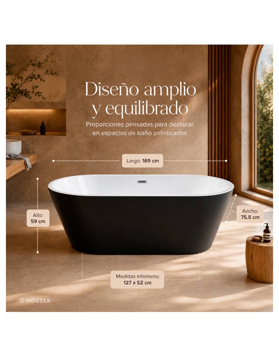 Tina rack & pack de fibra de vidrio
