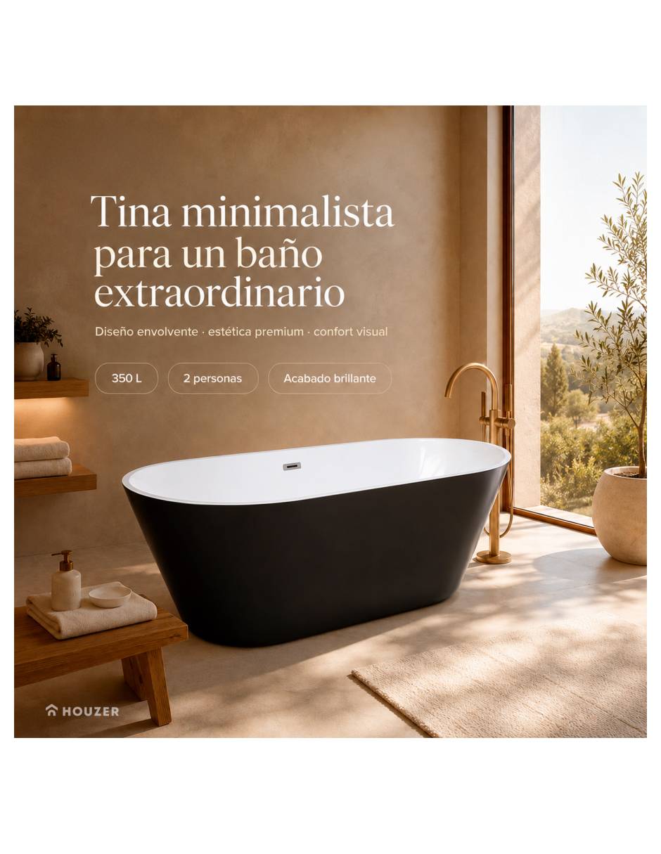 Tina rack & pack de fibra de vidrio