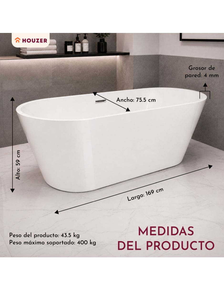 Tina de fibra de vidrio 9