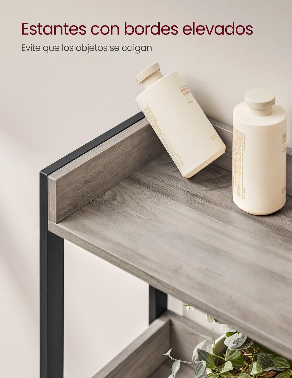 Repisa armable Barnet de madera con metal Repisa armable Barnet de madera con metal