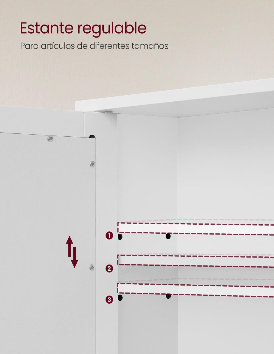 Set organizador de baño armable Siren 2