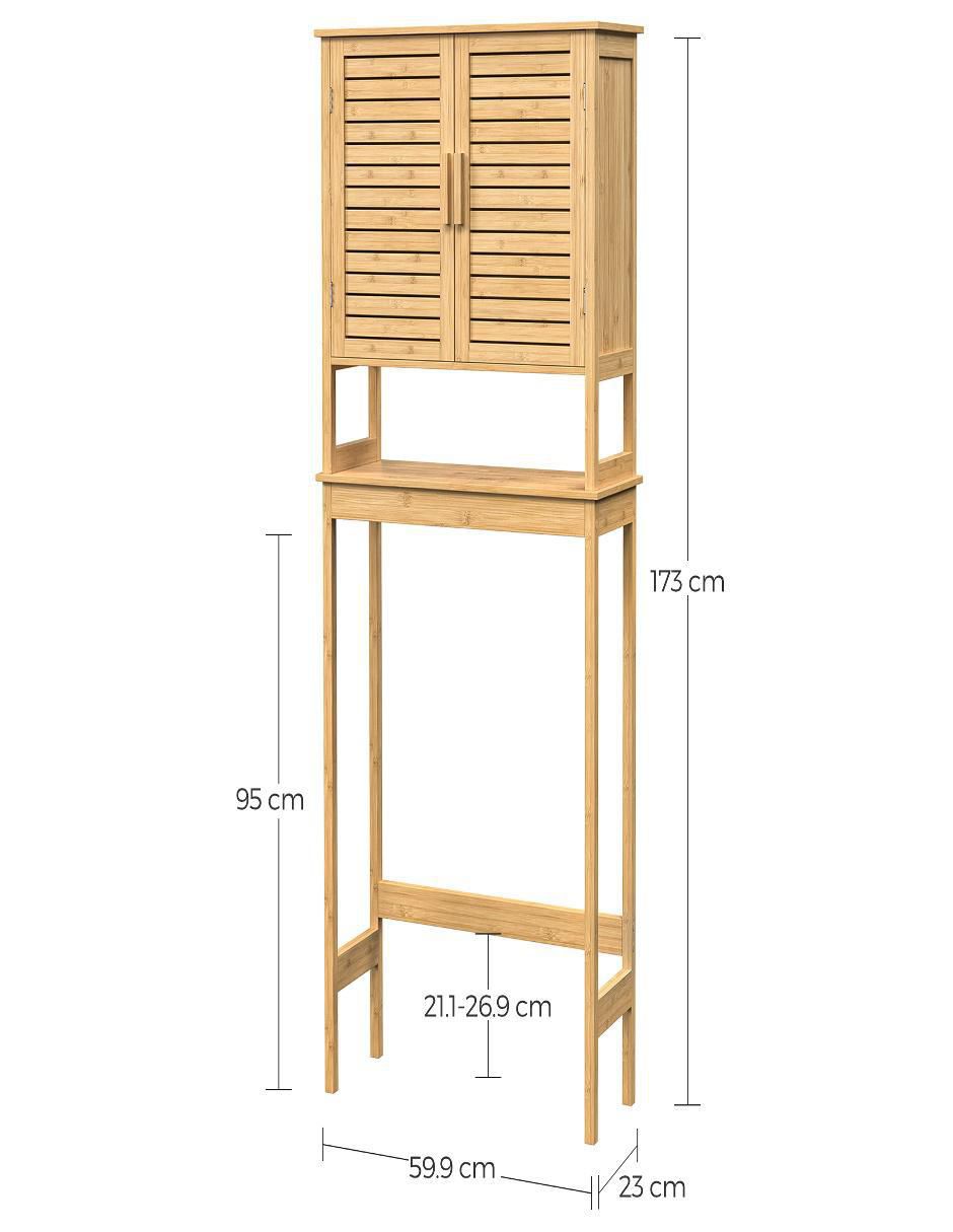Repisa armable Songmics Home Bambou de bambú