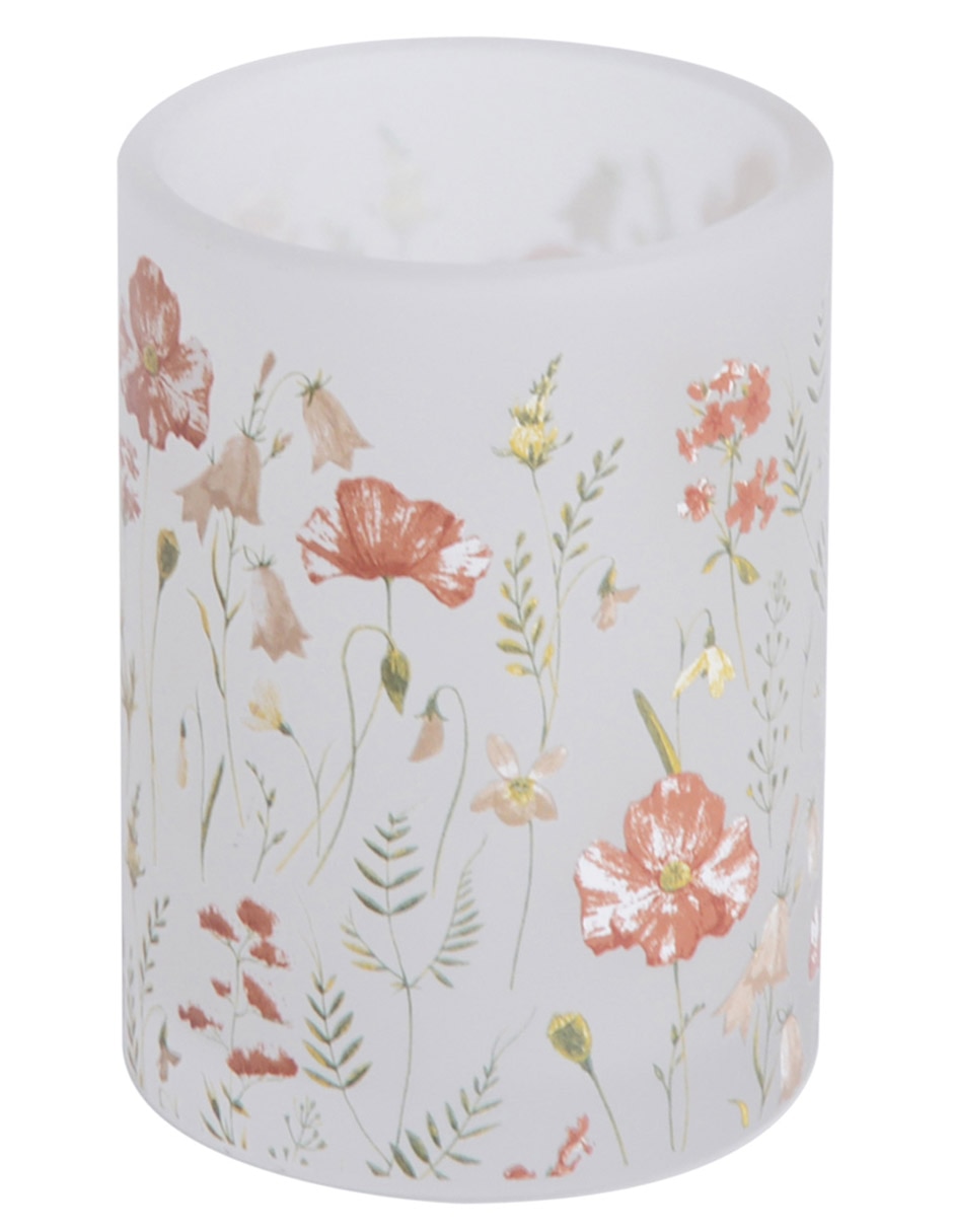 Vaso de baño Flower Glass de vidrio