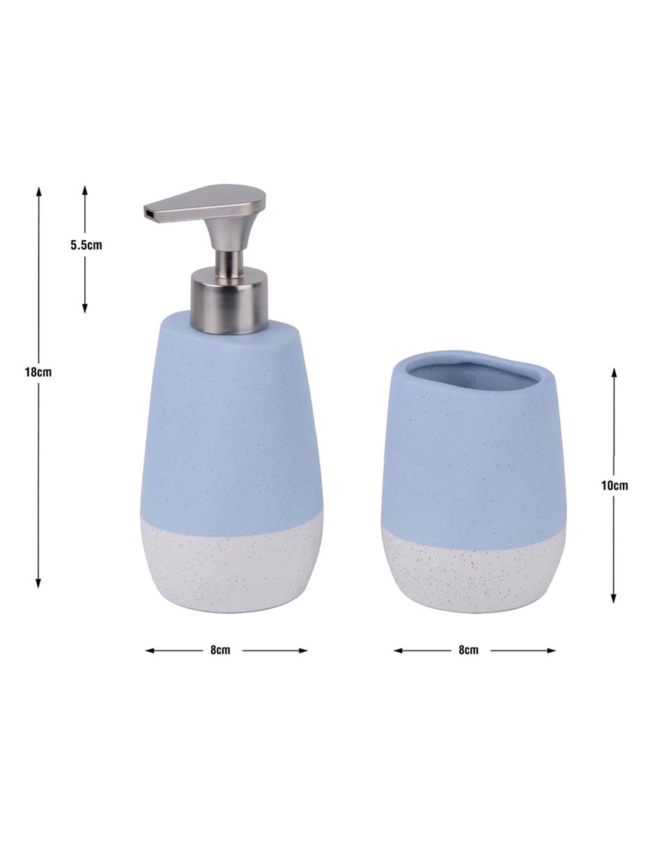Juego de accesorios para baño 2 piezas 7
