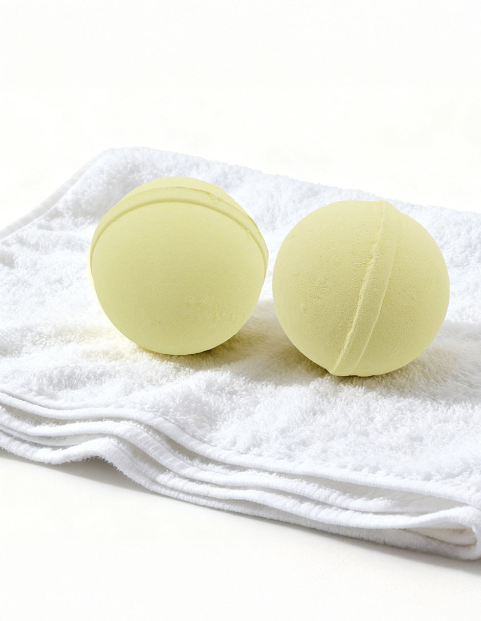 Bombas de baño efervescentes Heuman Brand aroma a limón