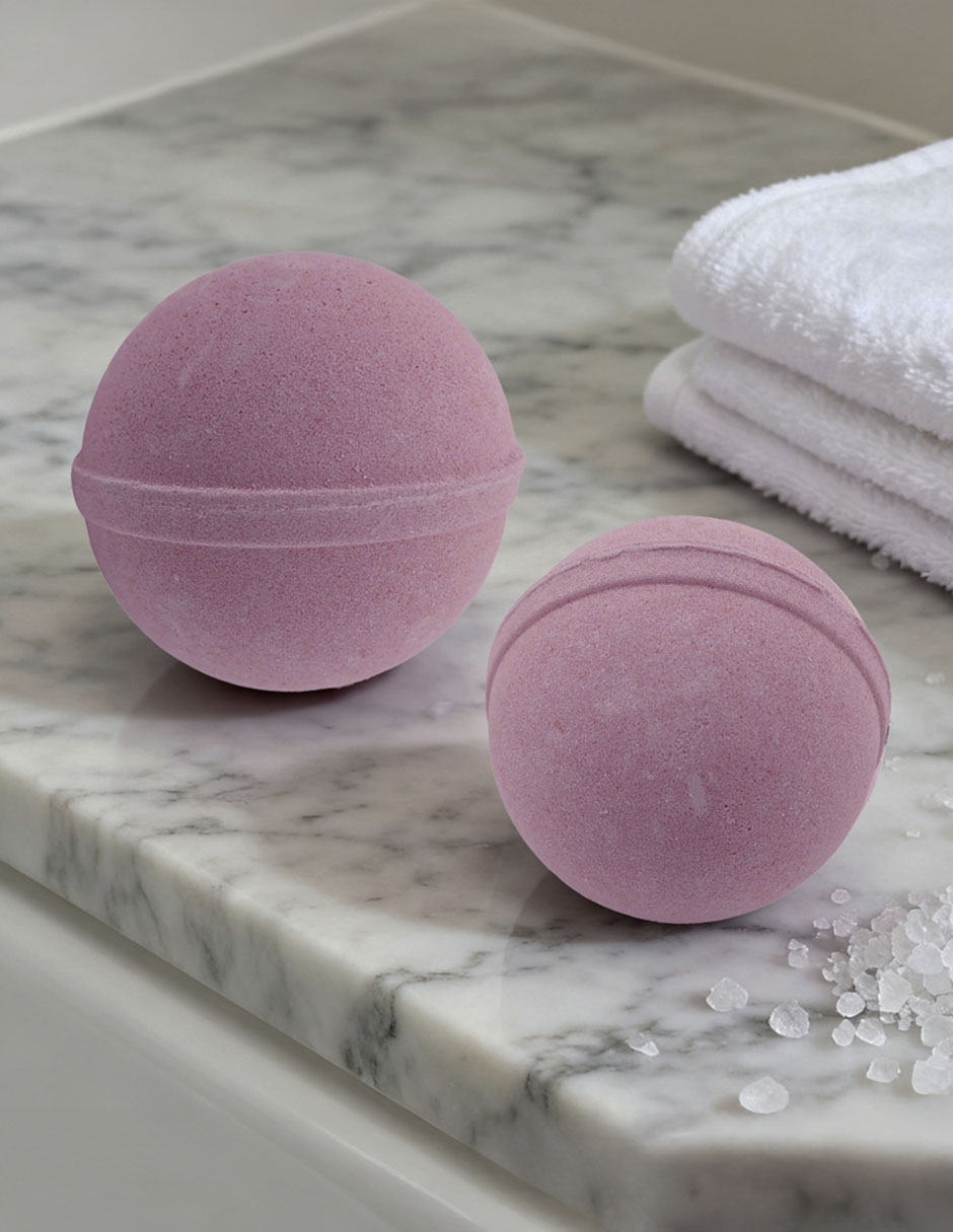 Bombas de baño efervescentes aroma a lavanda