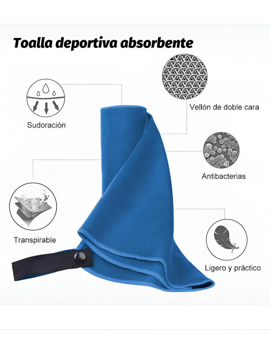 Set de toallas de microfibra 3