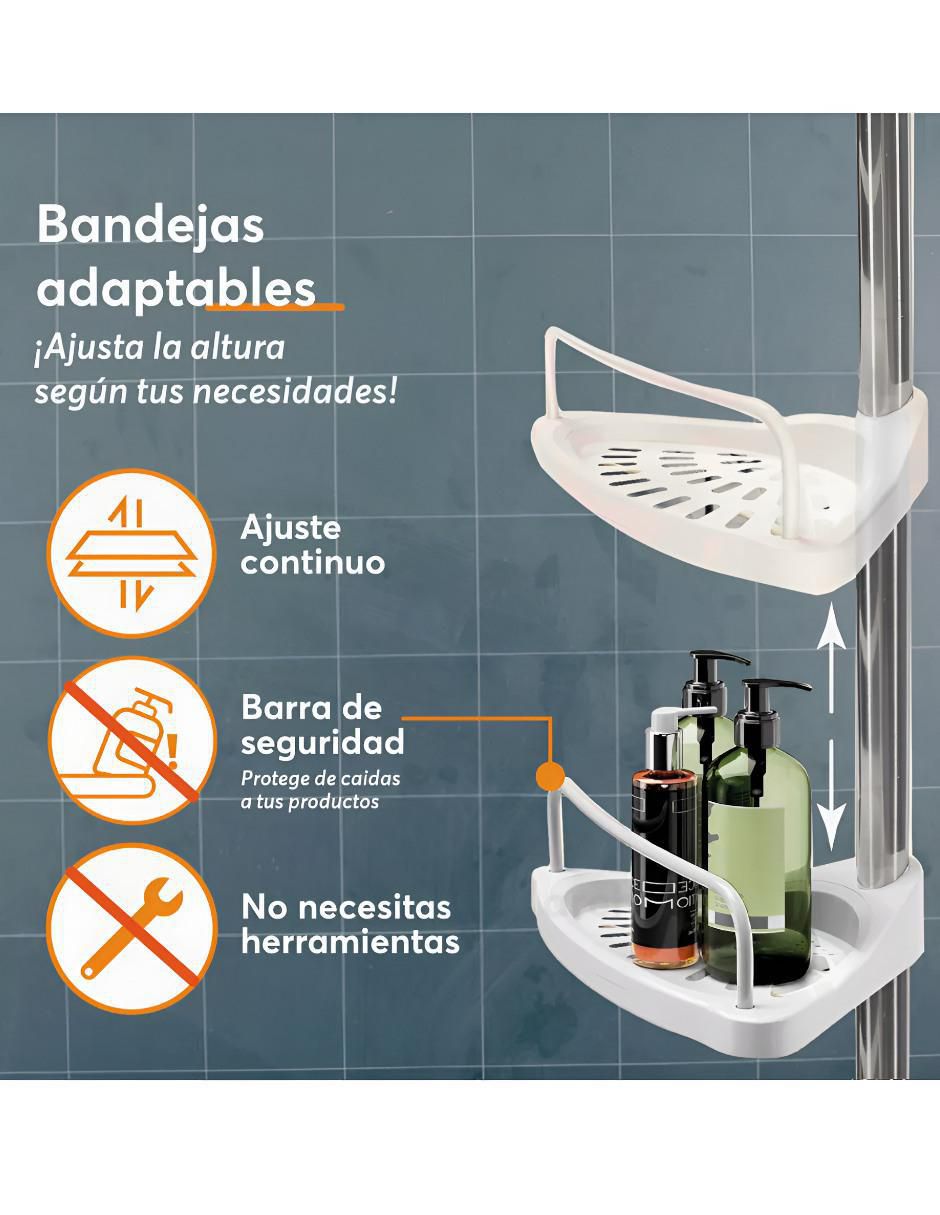 Organizador de regadera armable Xtllar 2