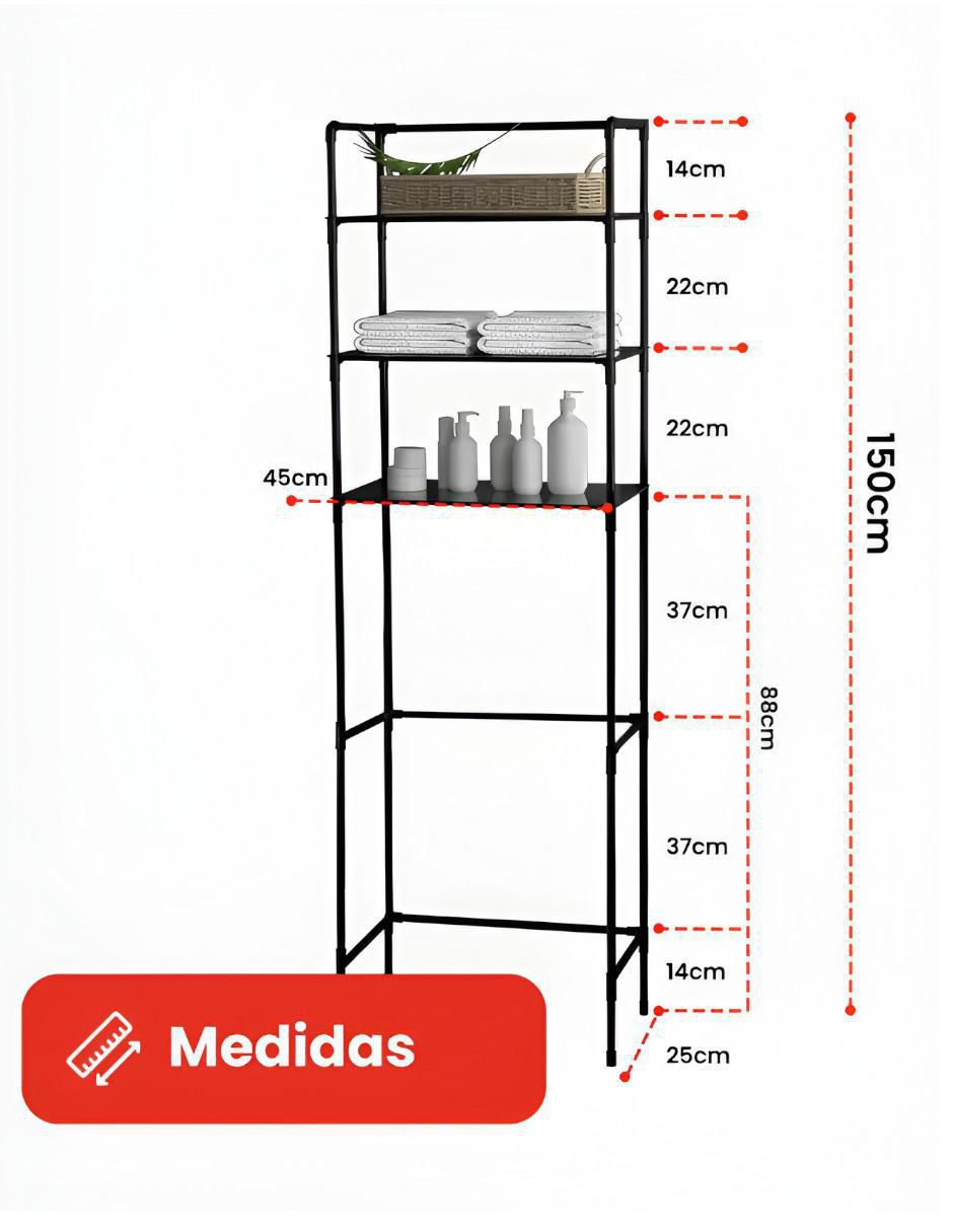 Organizador de baño armable Xtellar Xtllar