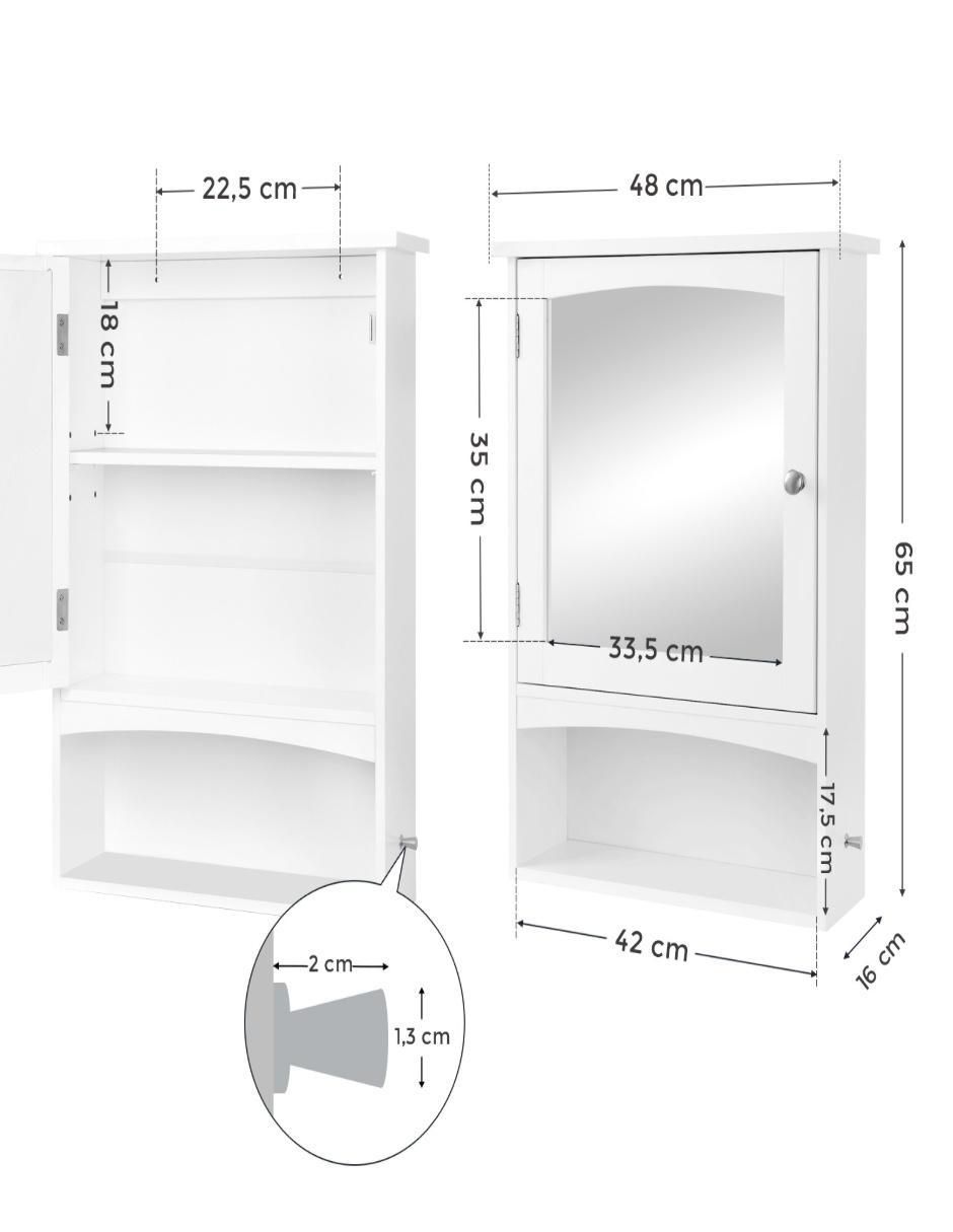 Organizador de baño armable Siren 4